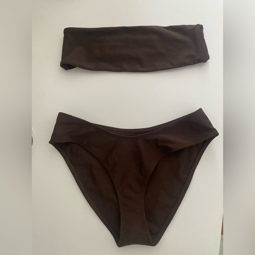 Brown Apollo and Sage Bikini Set